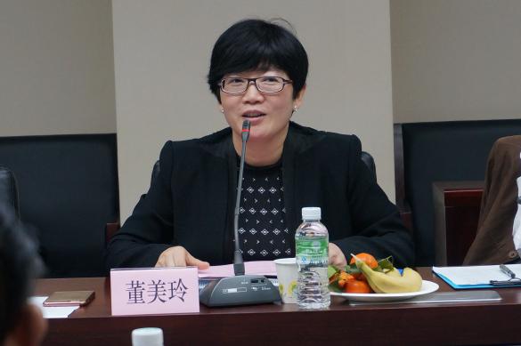 董美玲处长代表学校致欢迎辞